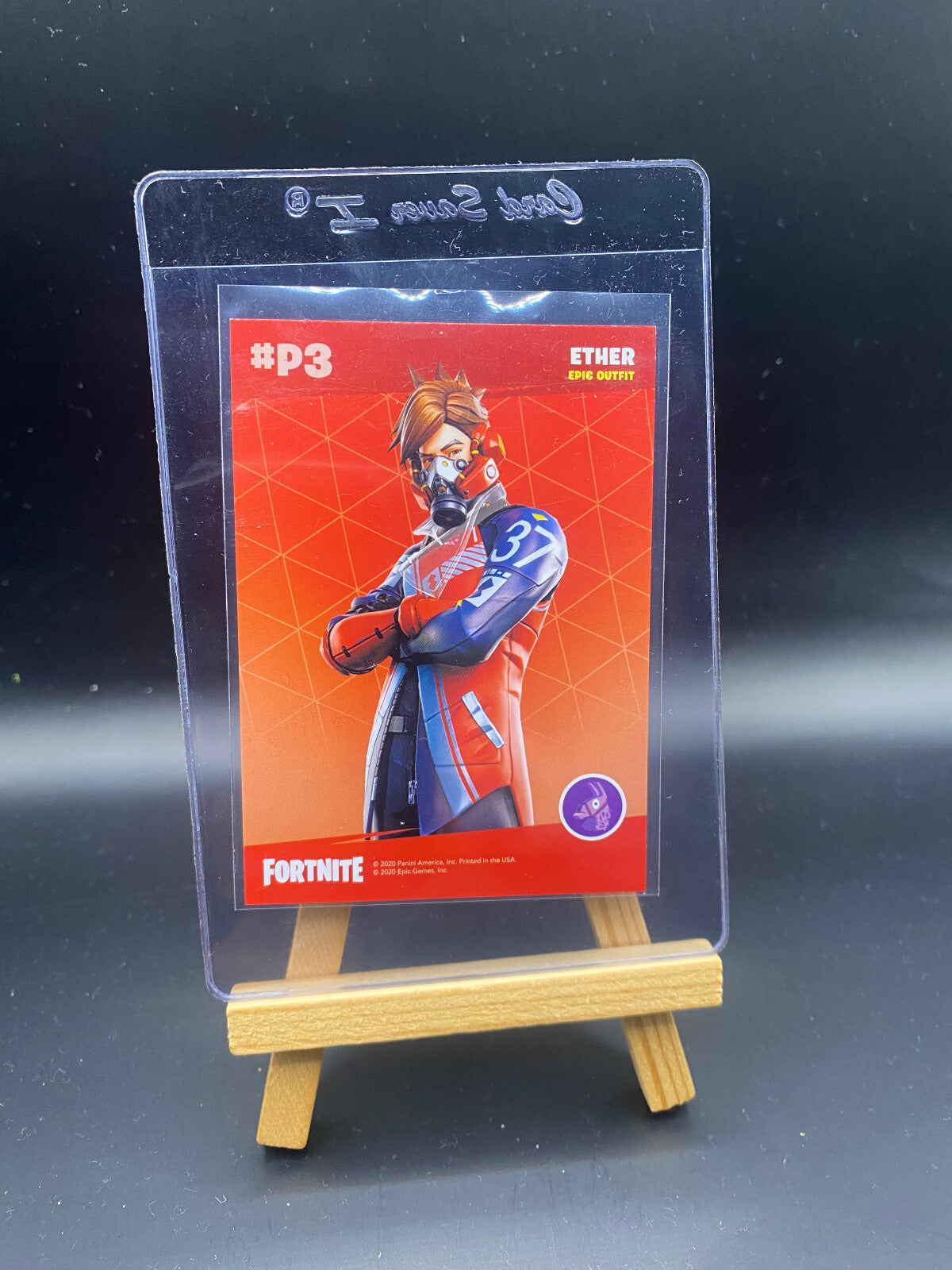 Fortnite Series 2 Nummer P03 Ether Promo Karte (Crystal) Sammelkarte