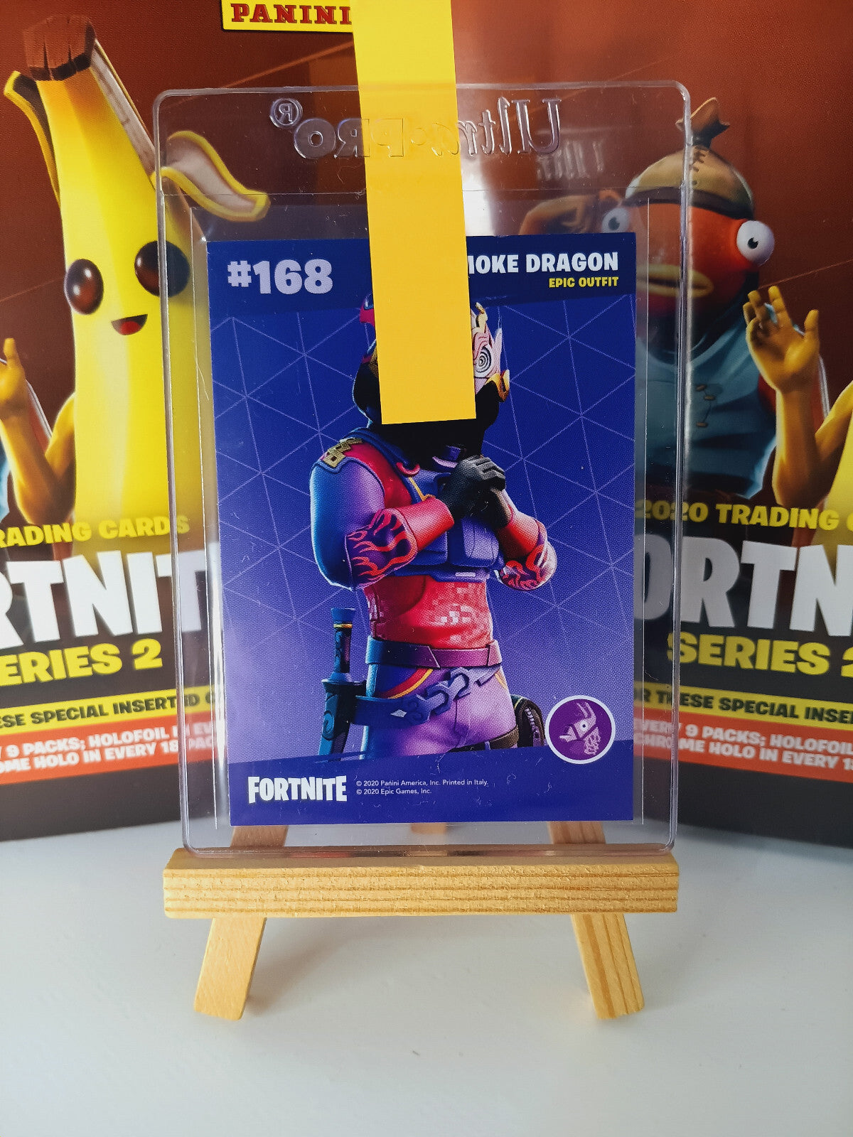 Fortnite Series 2 Nummer 168 Smoke Dragon (Crystal Shard) Sammelkarte