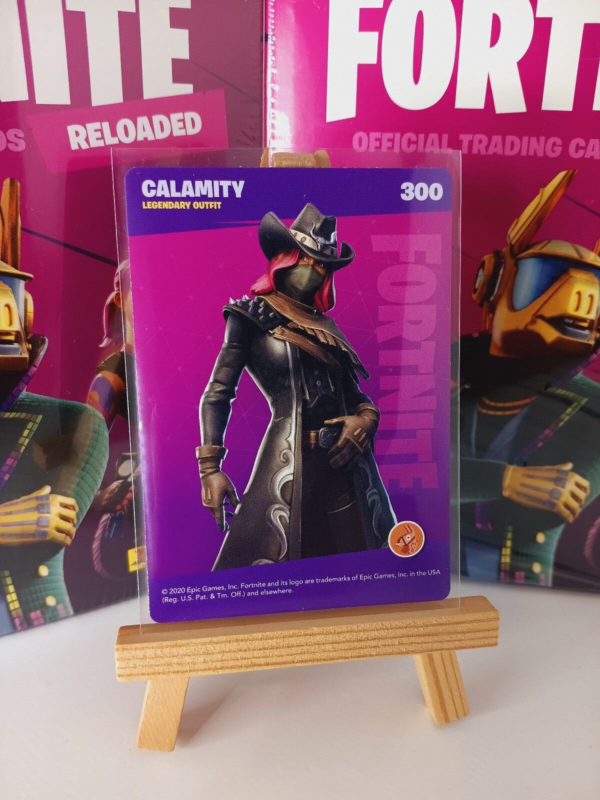 Fortnite Series 2 Reloaded Nummer 300 Calamity Sammelkarte