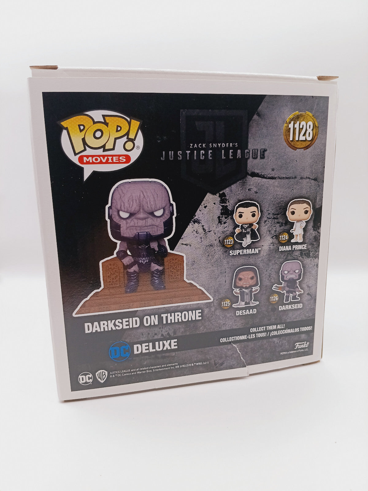Darkseid on Throne 1128 Funko Pop Figur
