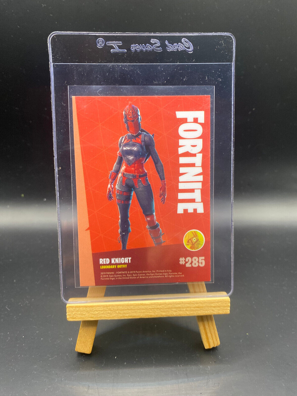 Fortnite Series 1 Nummer 285 Red Knight played (Holo) Sammelkarte