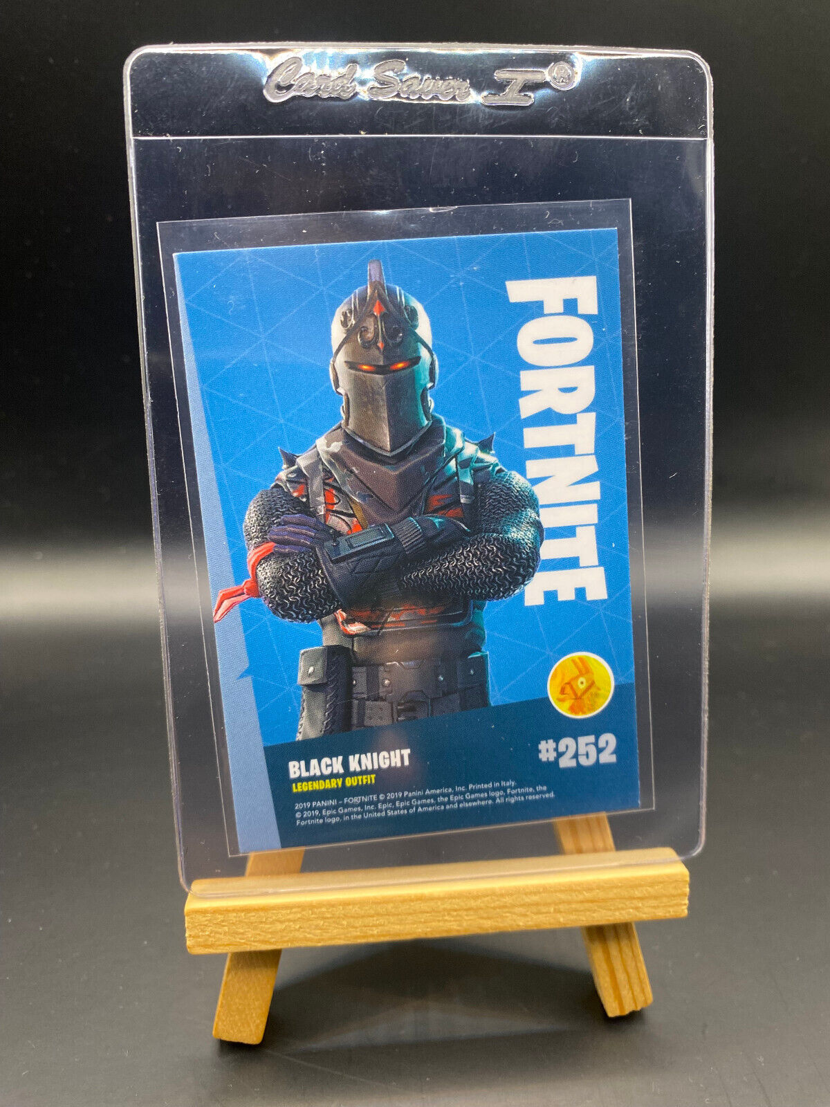 Fortnite Series 1 Nummer 252 Black Knight (Holo) Sammelkarte