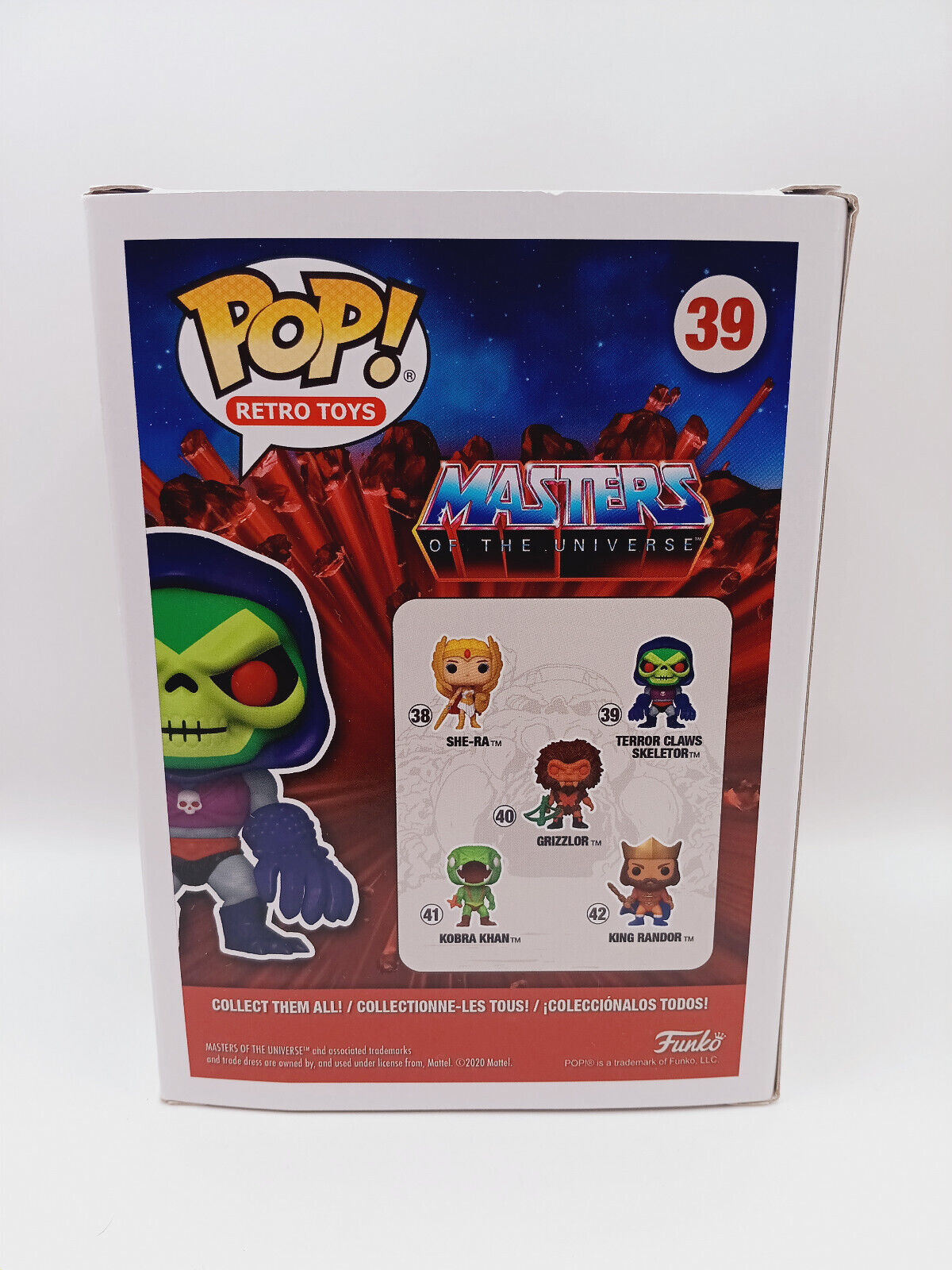 Terror Claws Skeletor 39 Masters of the Universe Funko Pop Figur