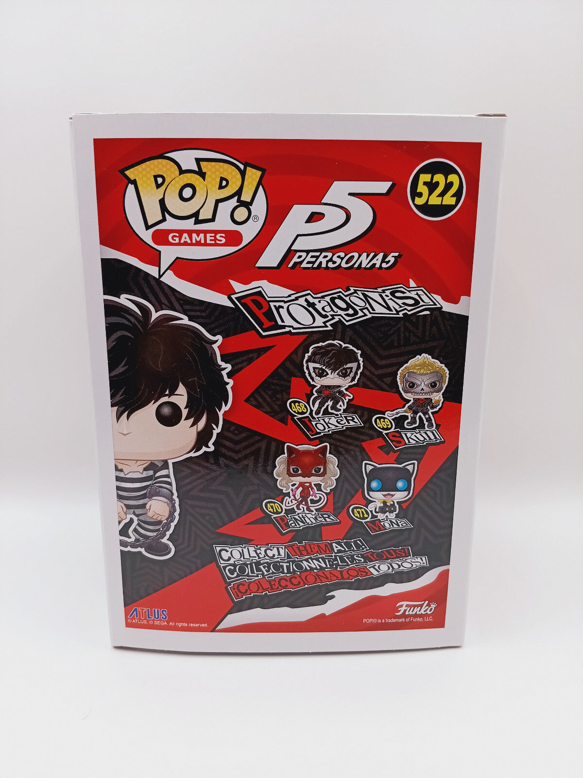 Protagonist 522 Persona 5 Funko Pop Figur